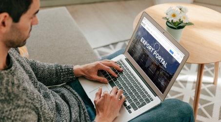 Be a registered user on Export Portal