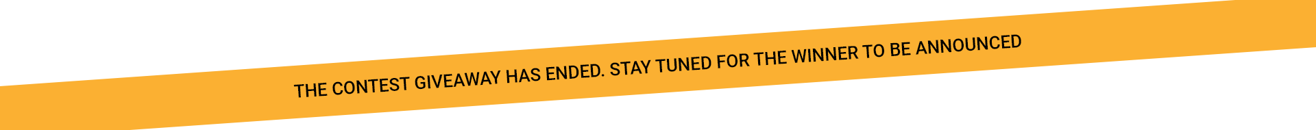 The Contest Giveaway has ended. Stay tuned for the winner to be announced